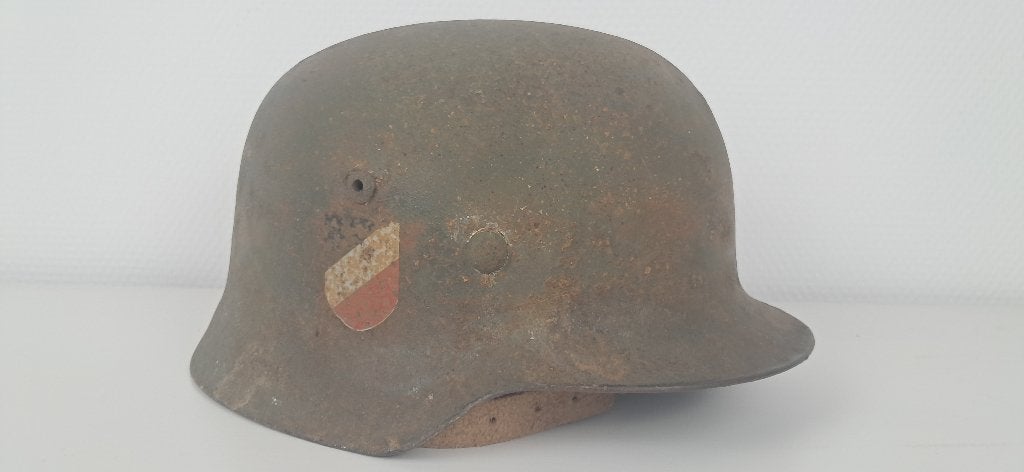 M35 Stahlhelm allemand WWII — Authenticité à évaluer, Collections, -, Armée de terre, -, Casque ou Béret