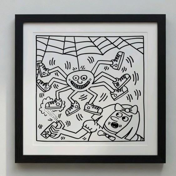 K. Herring, le livre de coloriage, page 8, Antiquités & Art, Art | Peinture | Abstraite, Enlèvement ou Envoi