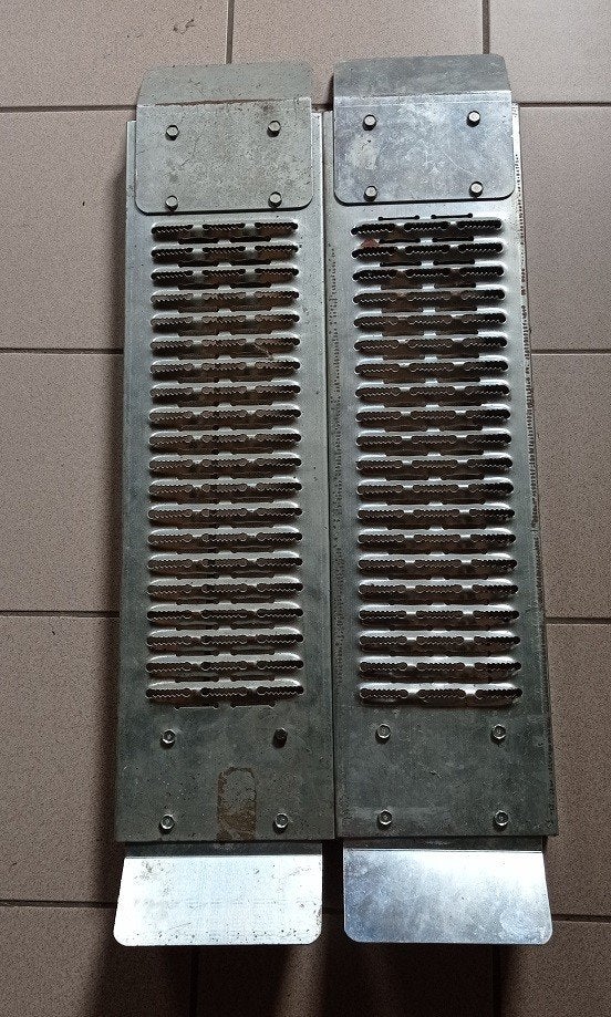Rails de montée, Enlèvement, Utilisé