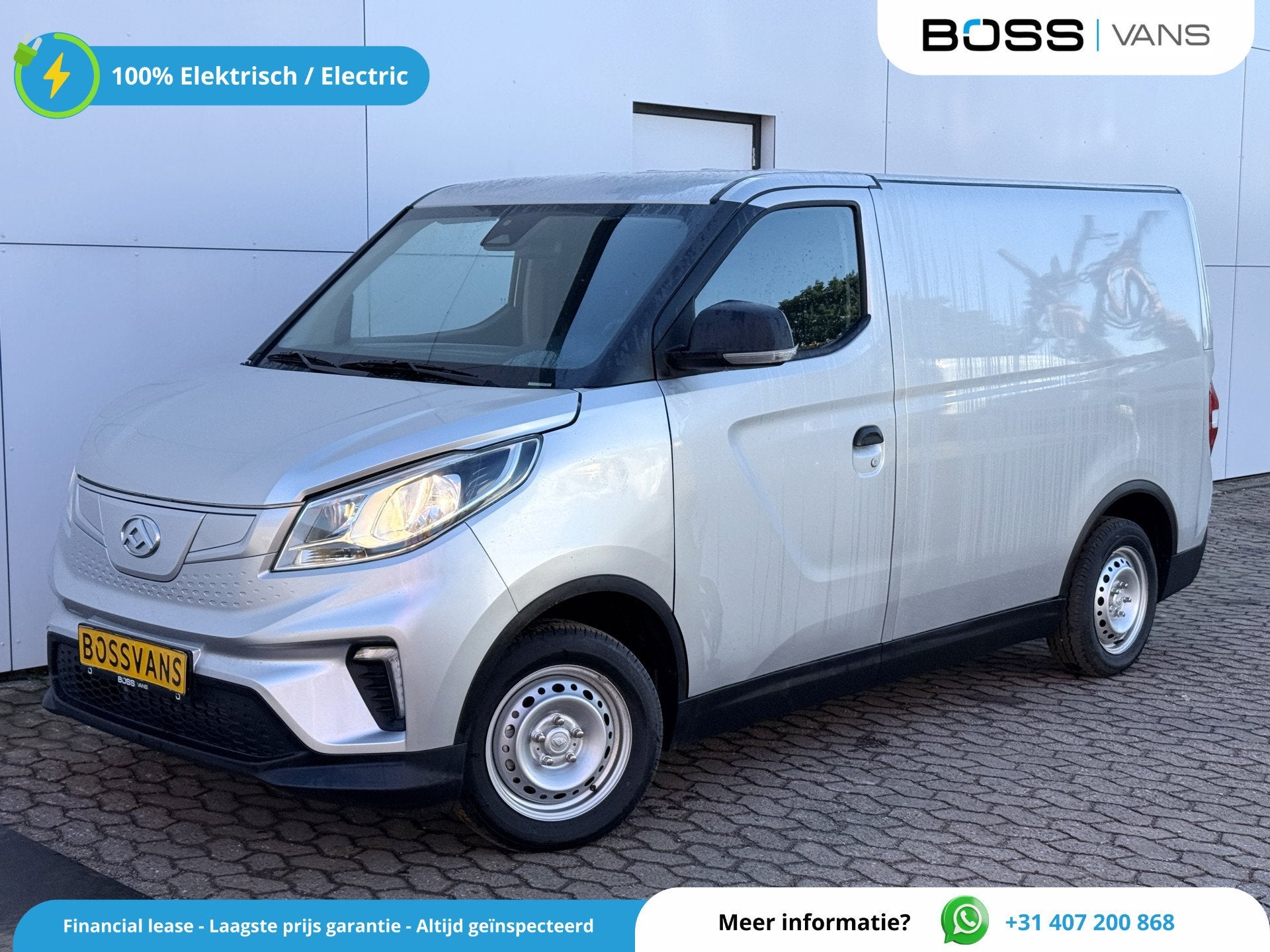 Maxus EDELIVER 3 50kWh 122PK Elektrisch! L1 227km WLTP Cruis, Argent ou Gris, Entreprise, 2 places, Maxus