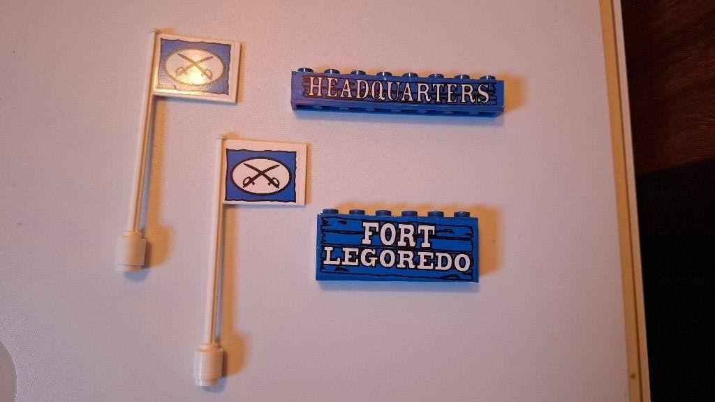 Lego western fort Legoredo parafernalia, Enlèvement, Utilisé, Briques en vrac, Lego