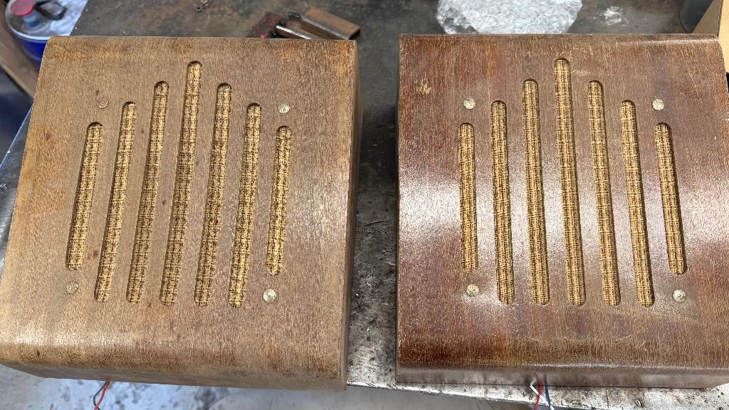 vintage luidsprekers Amplibell, Enlèvement, Utilisé, Moins de 60 watts, Autres marques