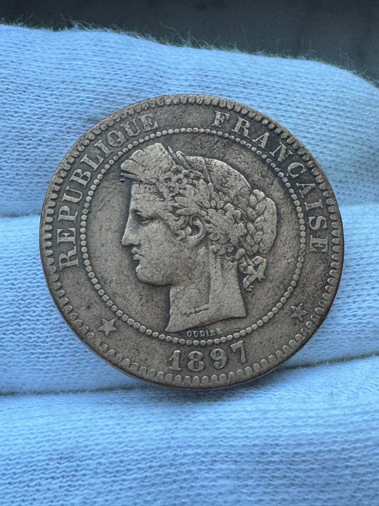 Frankrijk - 10 centimes 1897A, Ophalen of Verzenden, Frankrijk, Losse munt
