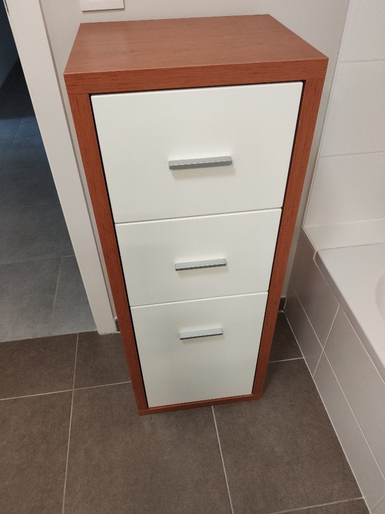 Meuble de rangement / Colonne avec 2 tiroirs et 1 placard, Enlèvement