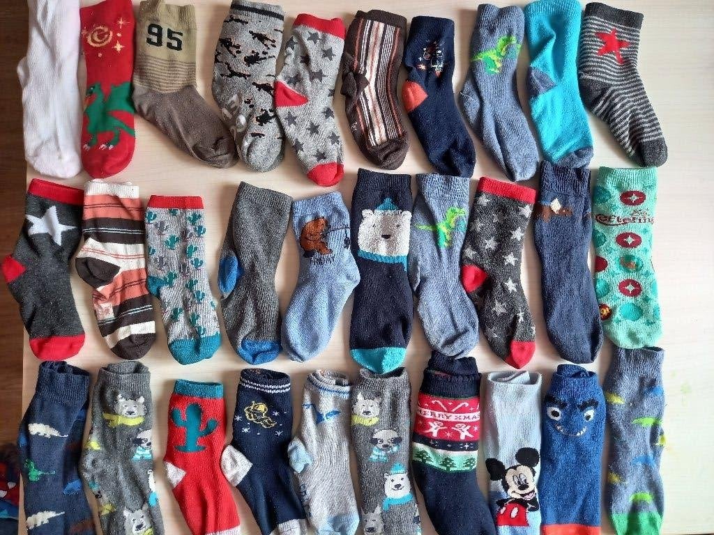 Mooi pakket kousen/sokken maat 27-30 jongen: 30 stuks, Ophalen of Verzenden, Zo goed als nieuw, Jongen, Sokken