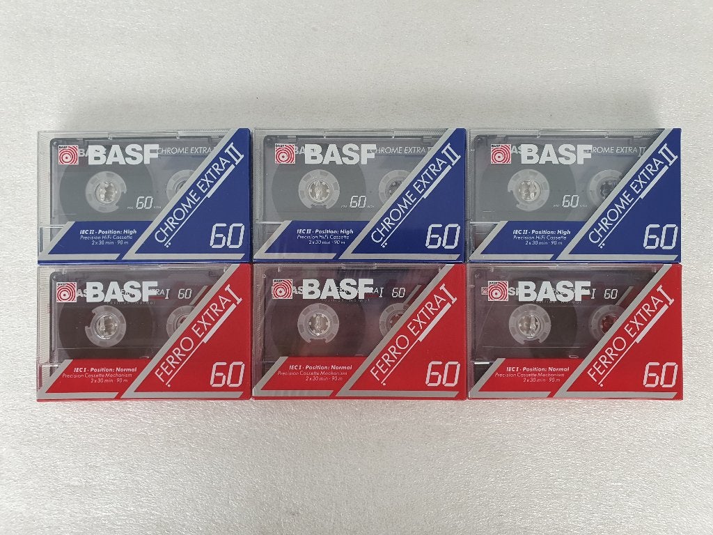 Lot van 8 BASF cassettes, Ophalen of Verzenden, Nieuw in verpakking