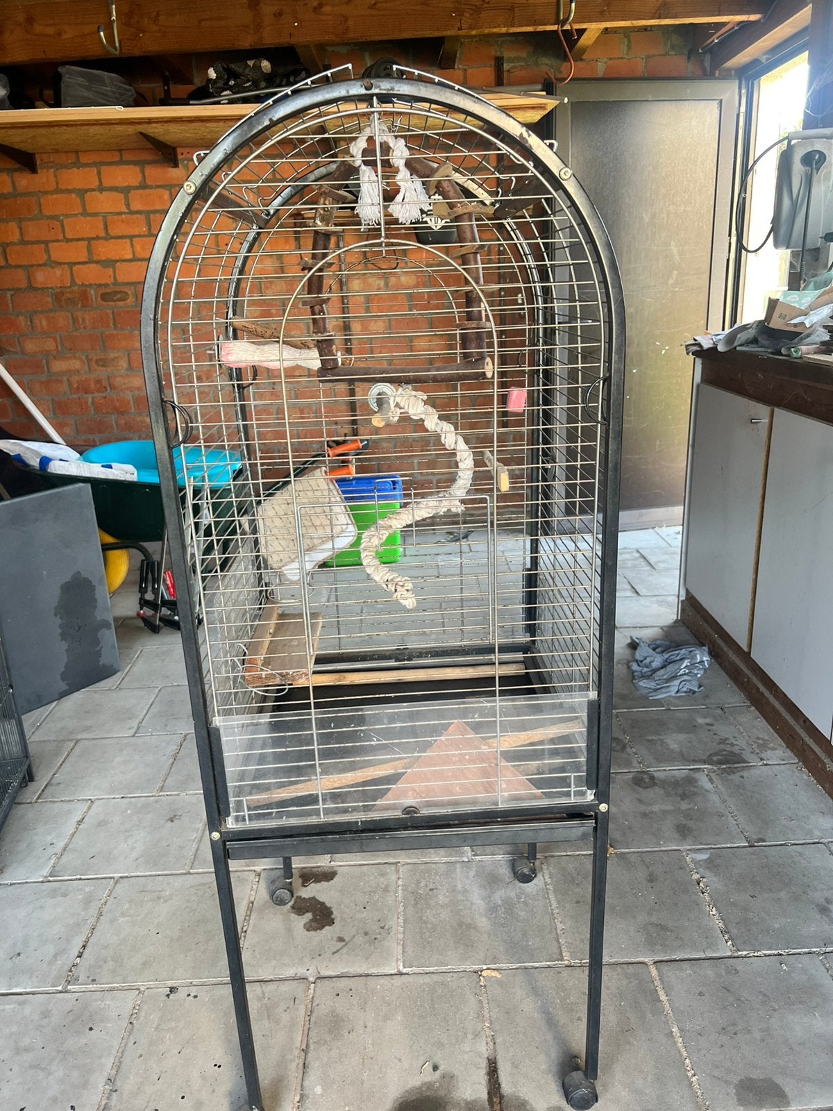 Grote vogelkooi, Ophalen, Zo goed als nieuw, Vogelkooi