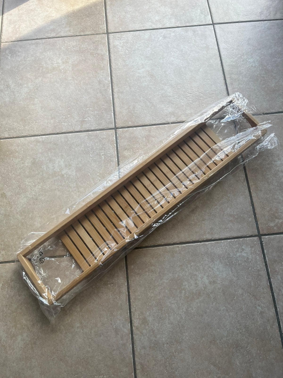 Support baignoire, bambou, 70 cm, Maison & Meubles, Enlèvement, Neuf