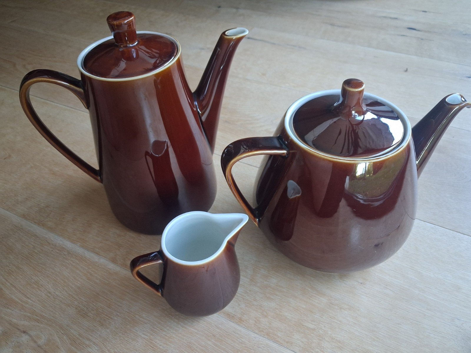 Villeroy en boch koffiepot theepot melkkan, Antiek en Kunst, Antiek | Servies compleet, Ophalen of Verzenden