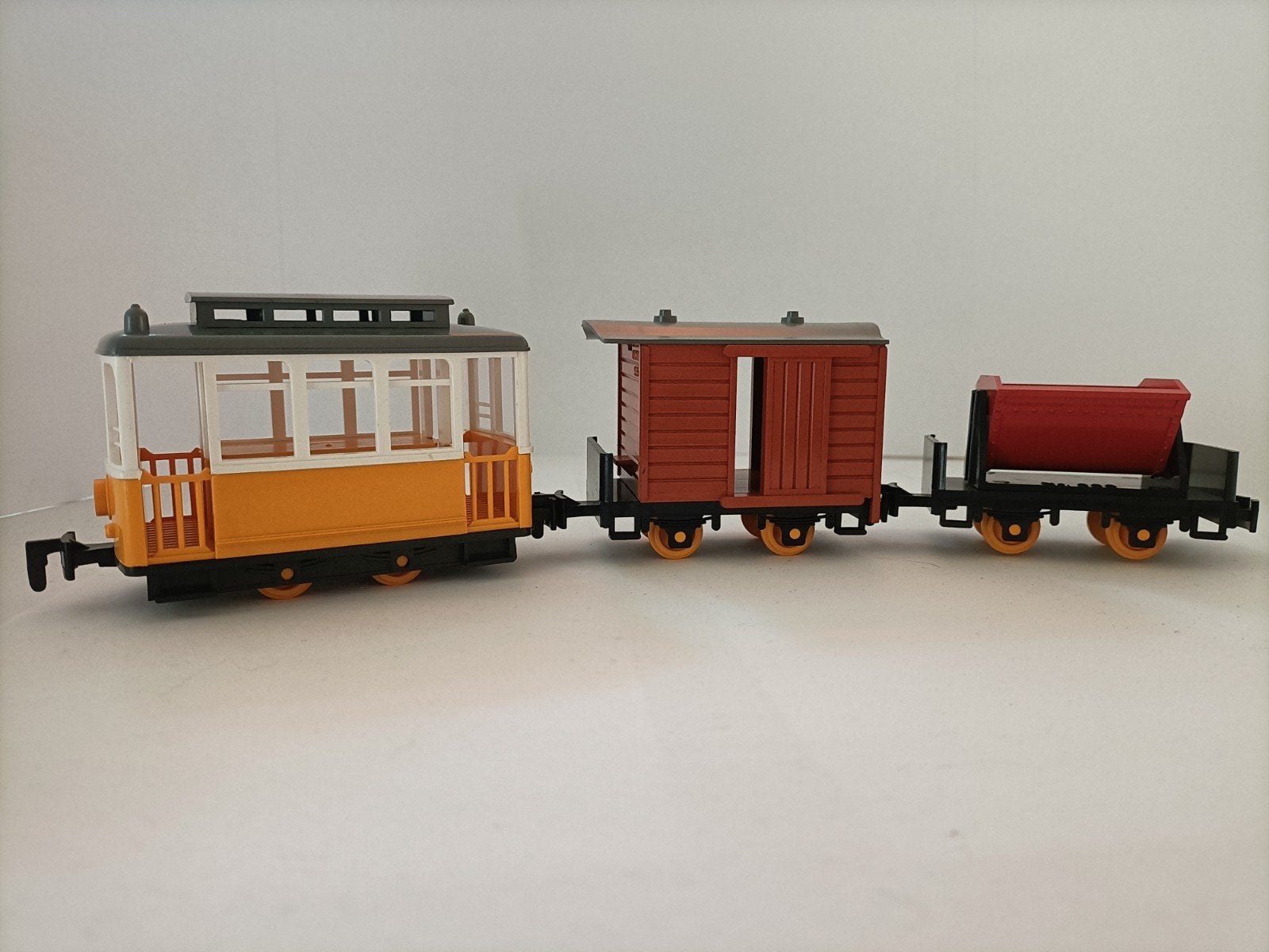 Leuke Vintage Lehmann Gnomy Treinset / Tramset (3-delig), Hobby & Loisirs créatifs, Enlèvement, Locomotive