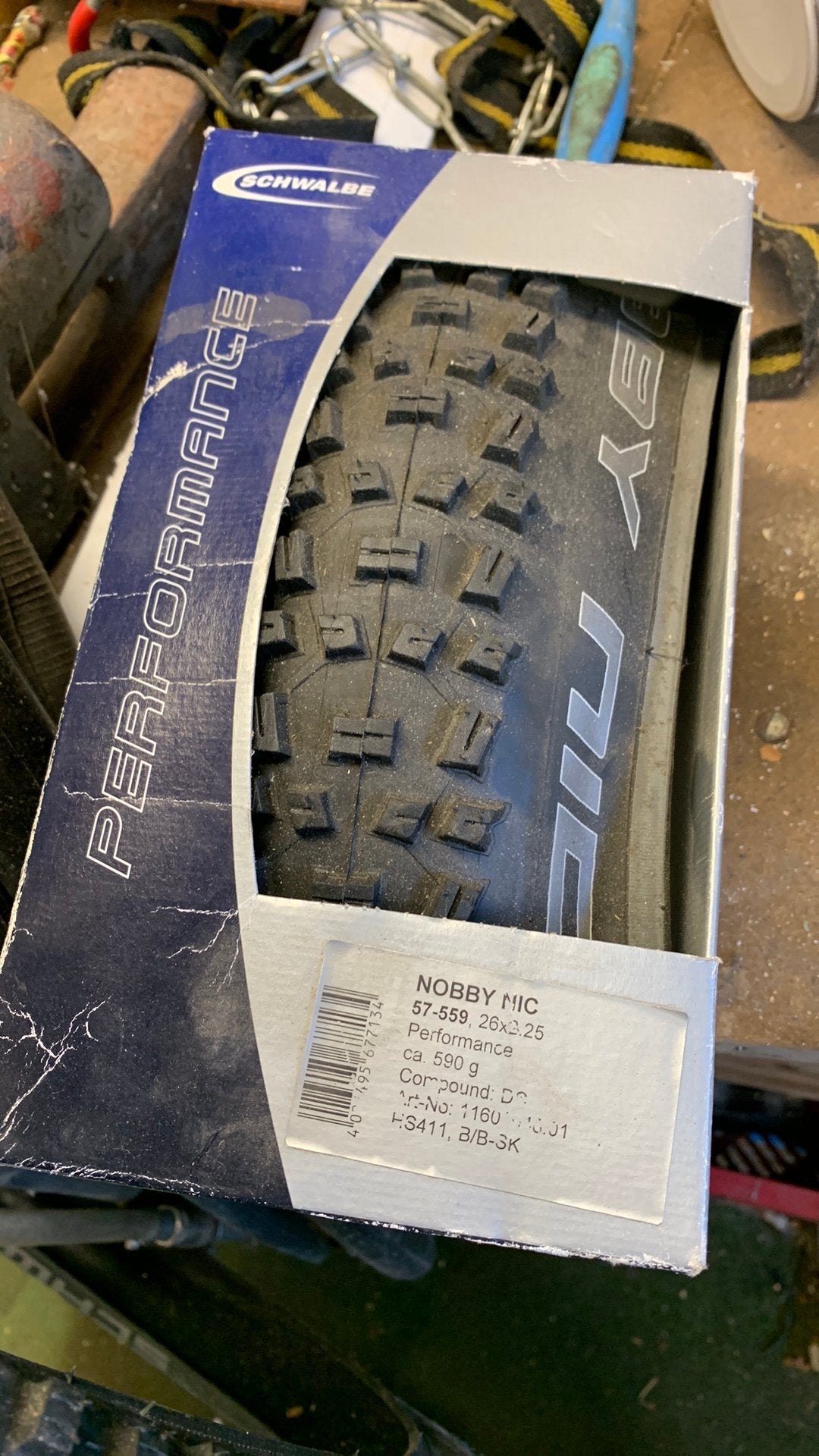 Mtb banden nobby nic schwalbe, Autres matériaux, Pneu, Comme neuf, Enlèvement