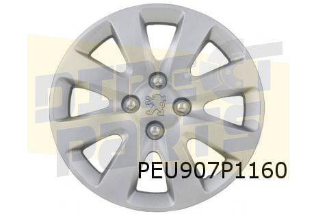 Peugeot 207 CC Wieldop 16'' (design 'Perth') Origineel! 9800, -, Verzenden, -, Nieuw