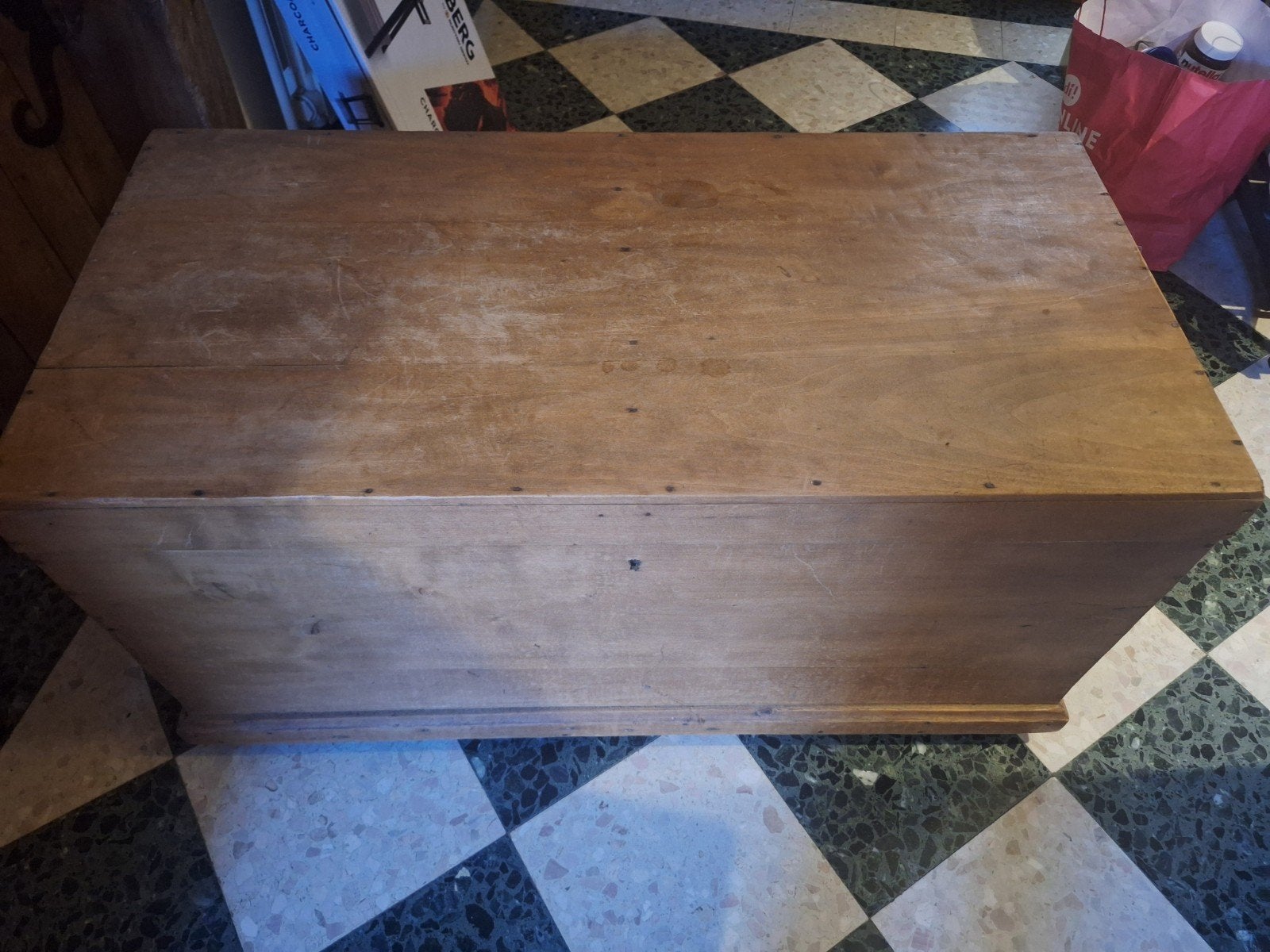 coffre de rangement en bois, Enlèvement