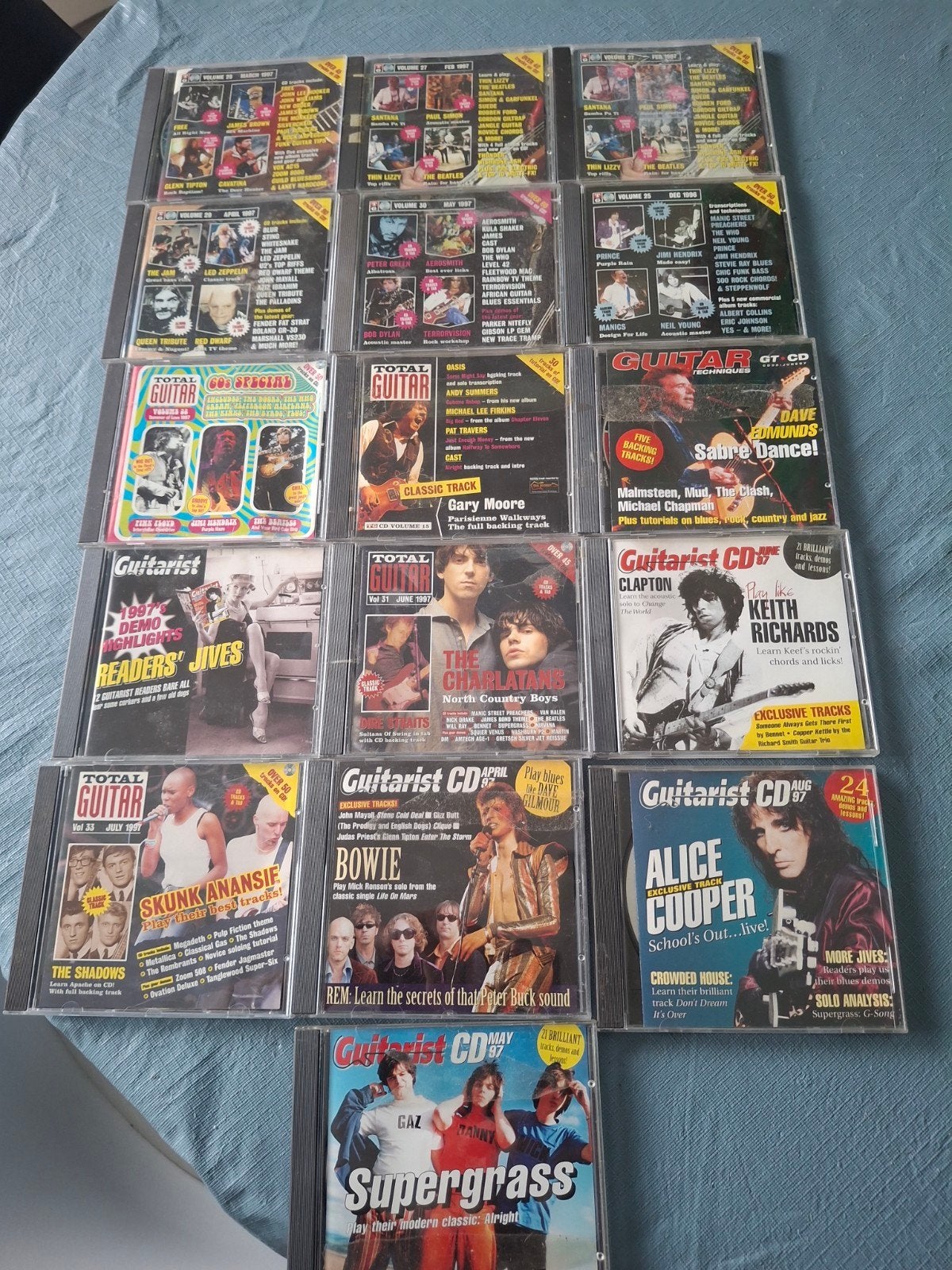 Total de CD de guitare + guitariste et guitare, CD & DVD, CD | Instrumental, Enlèvement ou Envoi
