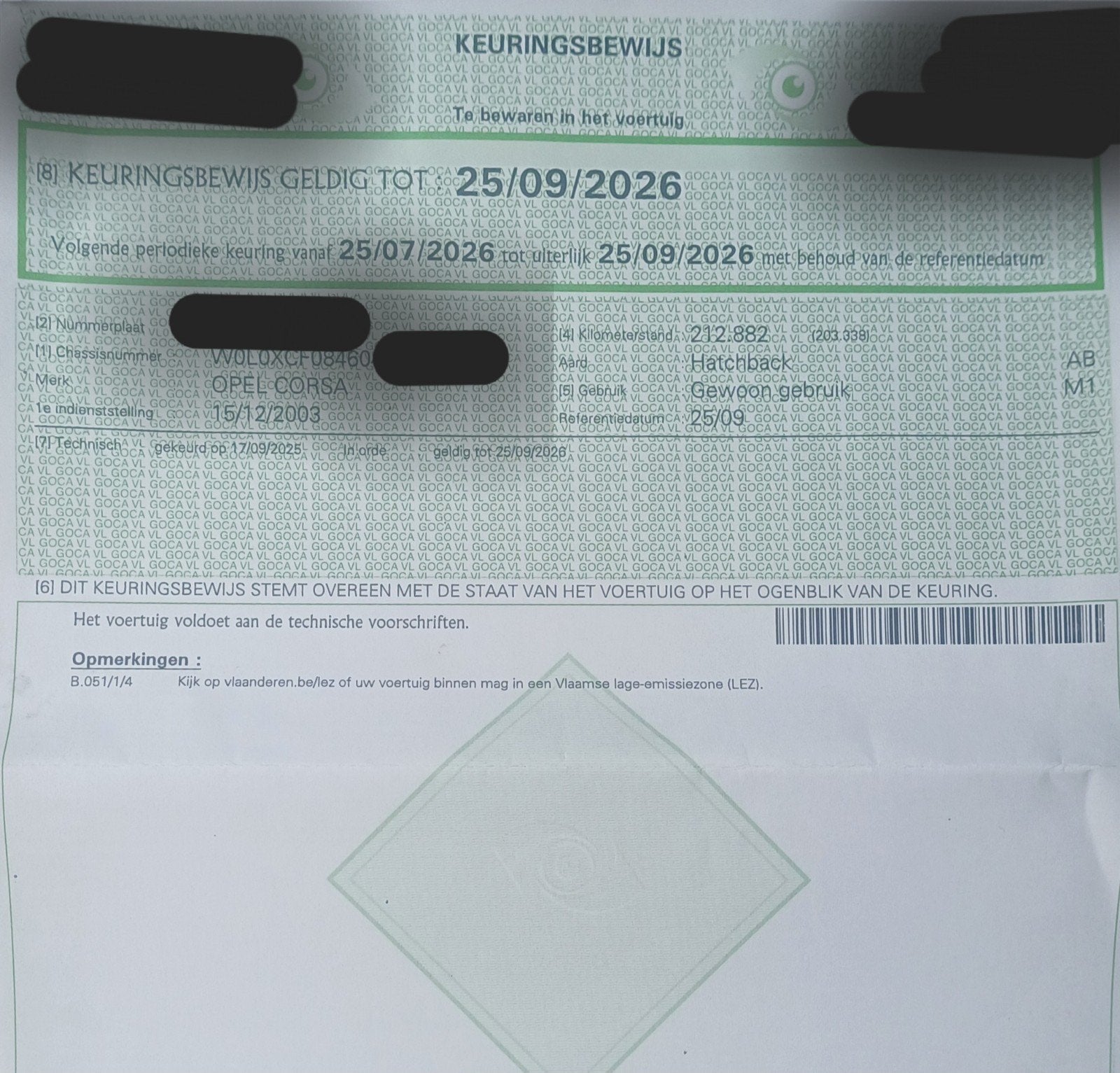 Opel Corsa 1.0 benzine Euro 4 2003, Auto's, Opel, ADAM, ABS, Particulier, Euro 4