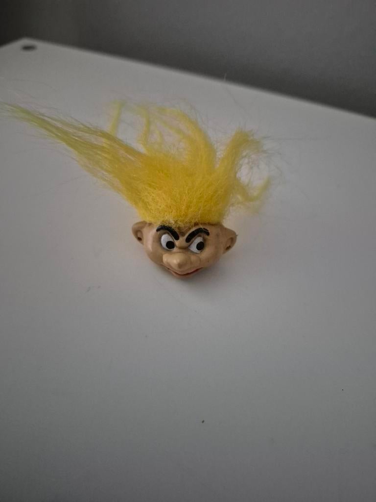 Troll mini popje voor op potlood, Ophalen of Verzenden