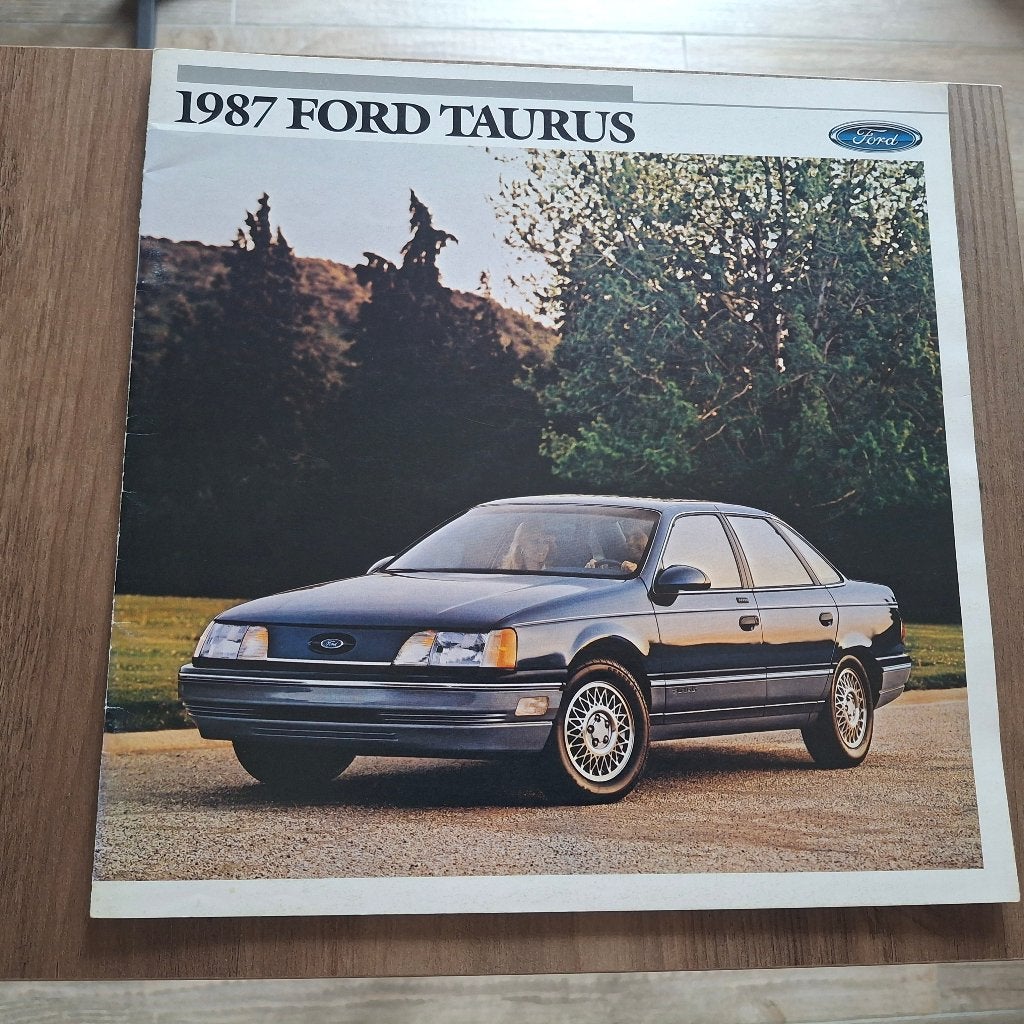 1987  FORD TAURUS, Boeken, Auto's | Folders en Tijdschriften, Ophalen of Verzenden, Nieuw, Ford