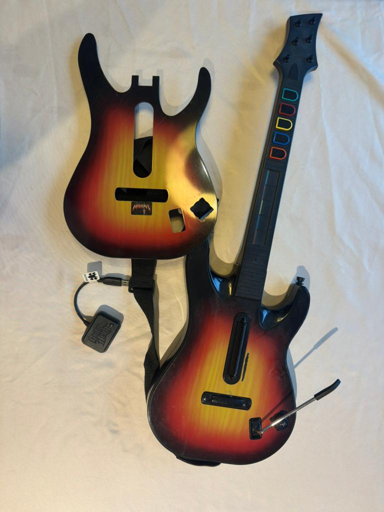Guitar Hero World Tour Gitaar – Sunburst Playstation 3, Games en Spelcomputers, Ophalen, Zo goed als nieuw