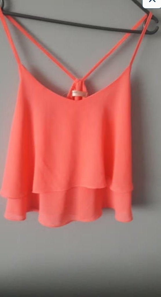 top saumon S, Sans manches, Enlèvement ou Envoi, Taille 36 (S), LUCY