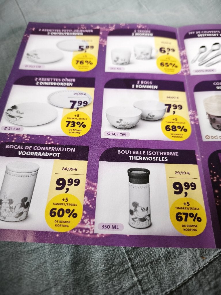 timbres d'épargne Disney Carrefour, Autres supermarchés, Enlèvement ou Envoi