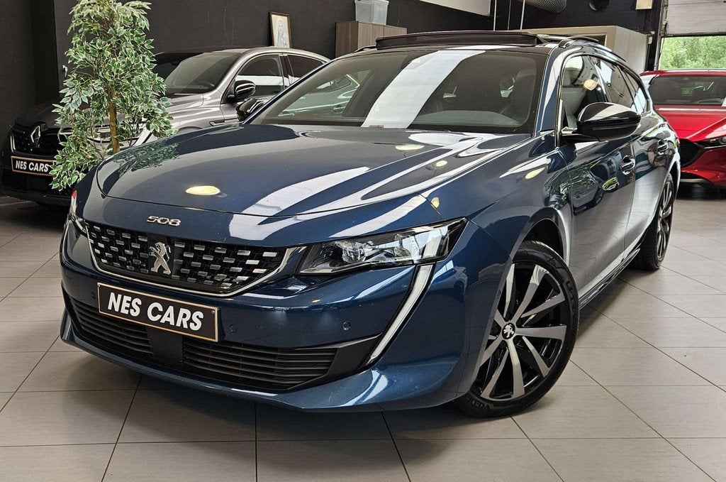 Peugeot 508 508 SW 1.5 BlueHDi GT LINE BOITE AUTO,SEMI-CUIR,, Auto's, Gebruikt, 4 cilinders, Blauw, Lichtsensor