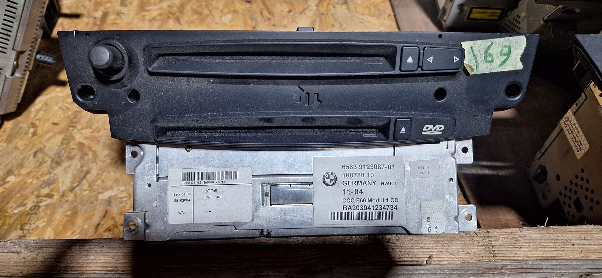 BMW 5 E60 E61 Radio/CD/DVD/GPS hoofdunit, -, Utilisé, -, -