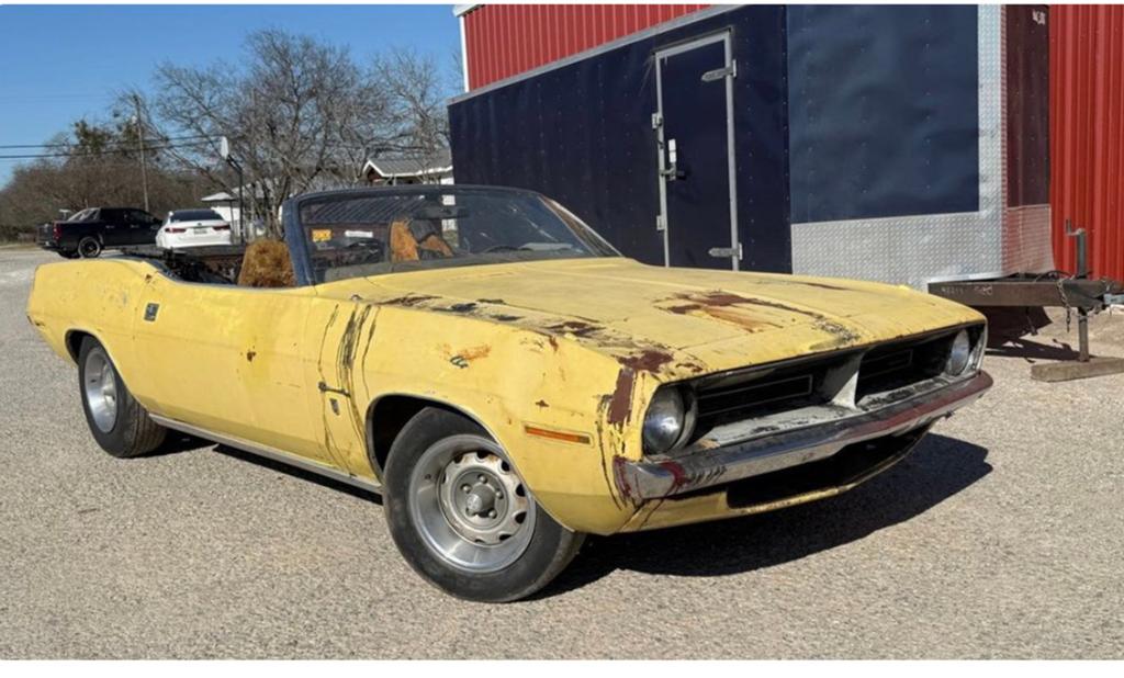 Gezocht Plymouth barracuda Convertible., Automaat, Cabriolet, Plymouth, Particulier