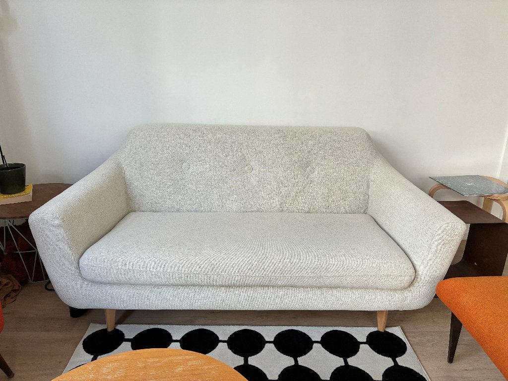 2-zit zetel, Huis en Inrichting, Ophalen, Hout, Gebruikt, 150 tot 200 cm