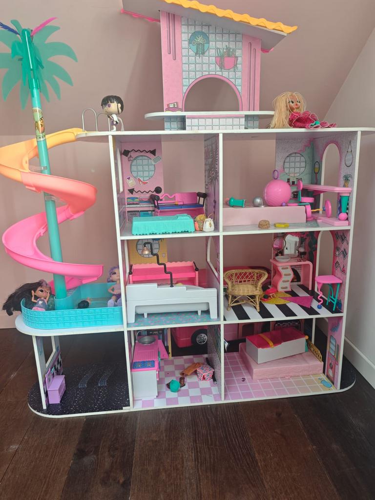 Huis lol, Kinderen en Baby's, Speelgoed | Poppenhuizen, Ophalen, Zo goed als nieuw, Poppenhuis