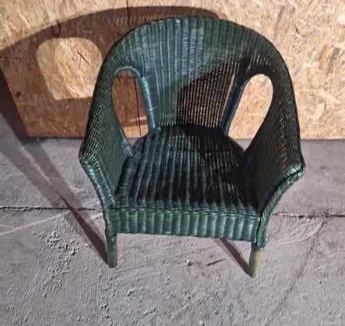 Fauteuil en rotin, Enlèvement, Utilisé, Osier ou Rotin