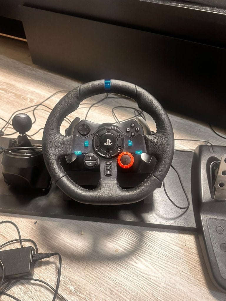 Gaming stuur, schakelpook drifter en pedalen merk Logitech, Computers en Software, Ophalen, Zo goed als nieuw, Loghitech