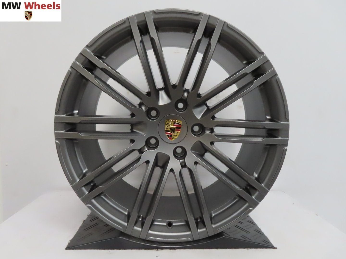 Originele Porsche Cayenne Turbo III 21 inch velgen Titan, Auto-onderdelen, Velg(en), -, -, Nieuw