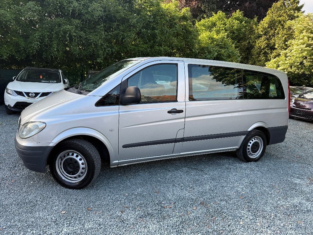 Mercedes Vito PMR Clim 188km 1ste hands Carnet mogelijk 9P, 4 deurs, Stof, Zwart, Start-stop-systeem