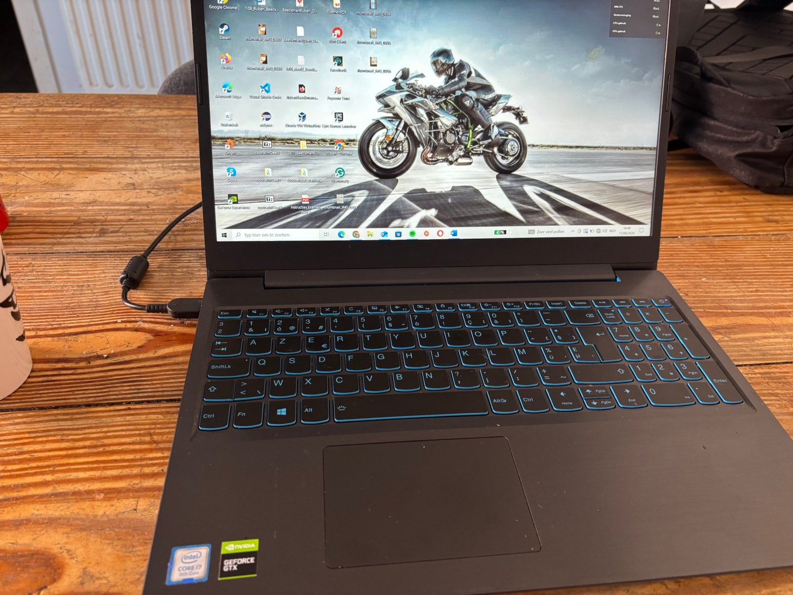 Laptop Lenovo IdeaPad L340 Gaming – i7, Computers en Software, Windows Laptops, Ophalen, Refurbished, Gaming, SSD