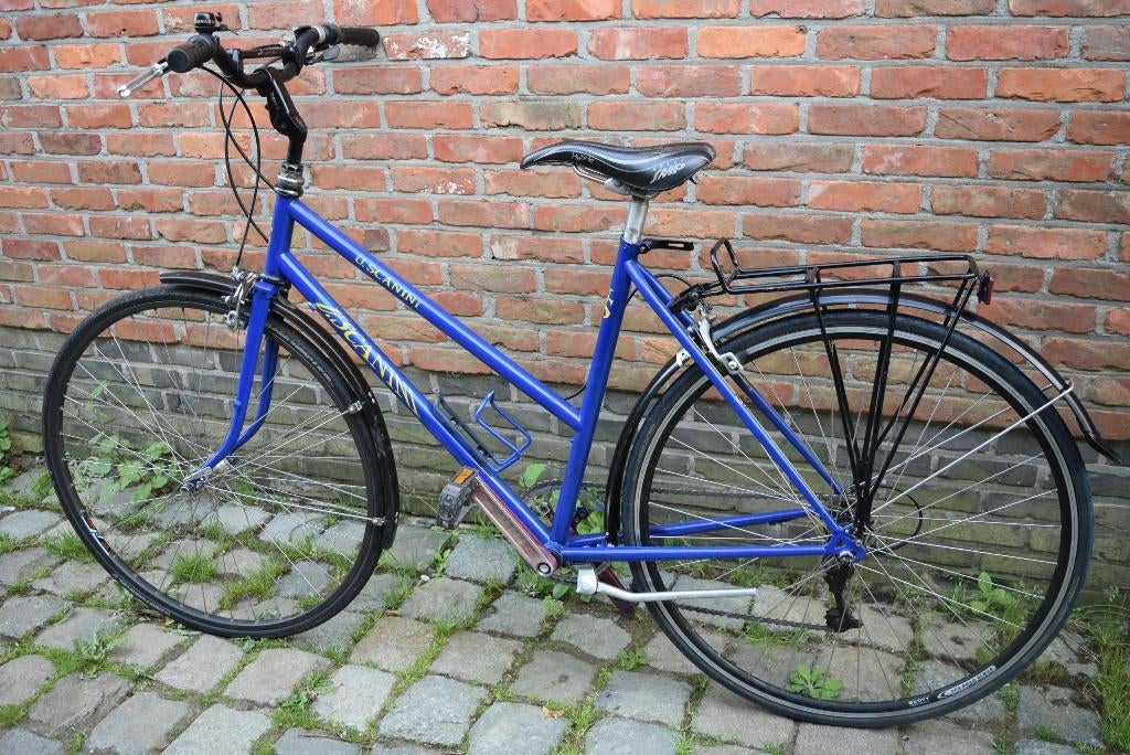 US SCANINI DAMES  SPORTFIETS 9 VIT, Fietsen en Brommers, Fietsen | Racefietsen, Gebruikt, Dames, Overige merken, Minder dan 10 versnellingen