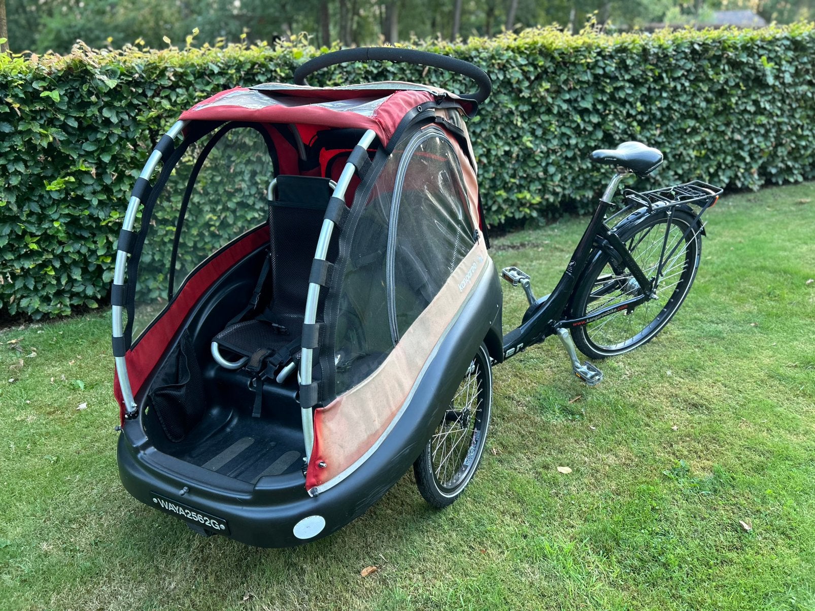 Kangaroo/Winther bakfiets – niet elektrisch, Gebruikt, Elektrisch, 2 kinderen, Ophalen