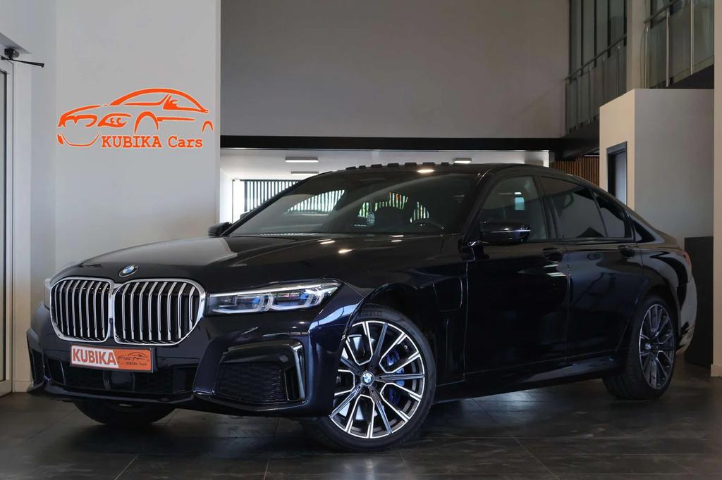 BMW 7 Serie 745 745eAS PHEV M-Pack ACC Pano Memory Garantie*, 4 deurs, Gebruikt, Blauw, 7 Reeks