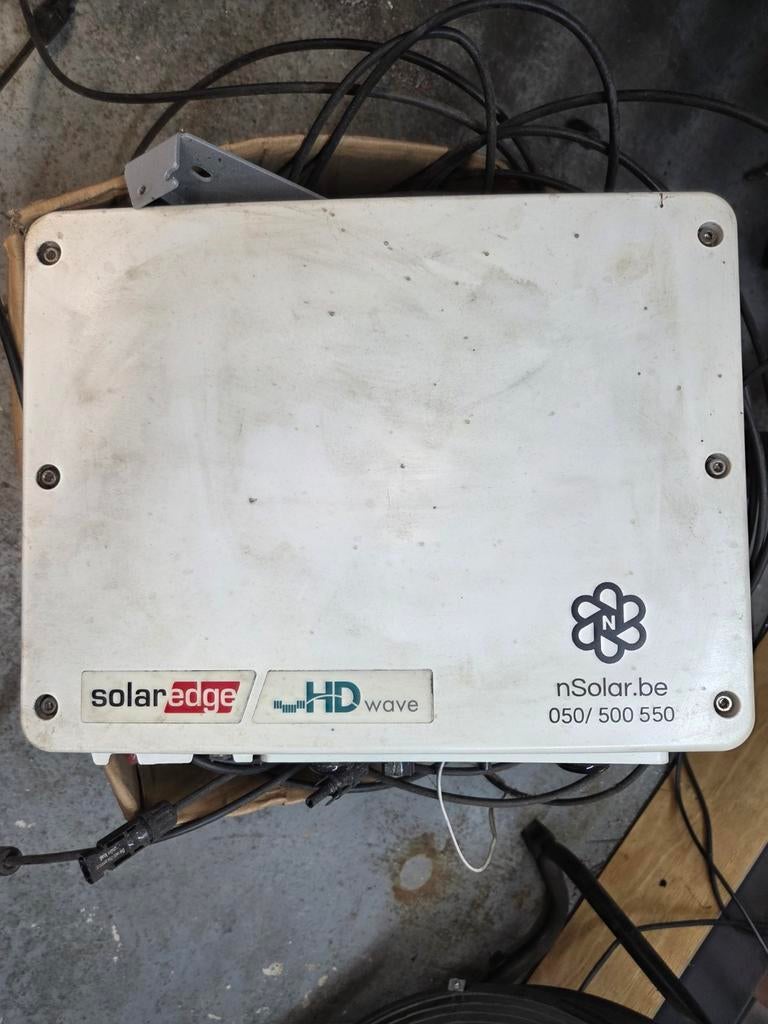 Solar Edge omvormer SE2200H + optimizers, Enlèvement, Utilisé, Autres types