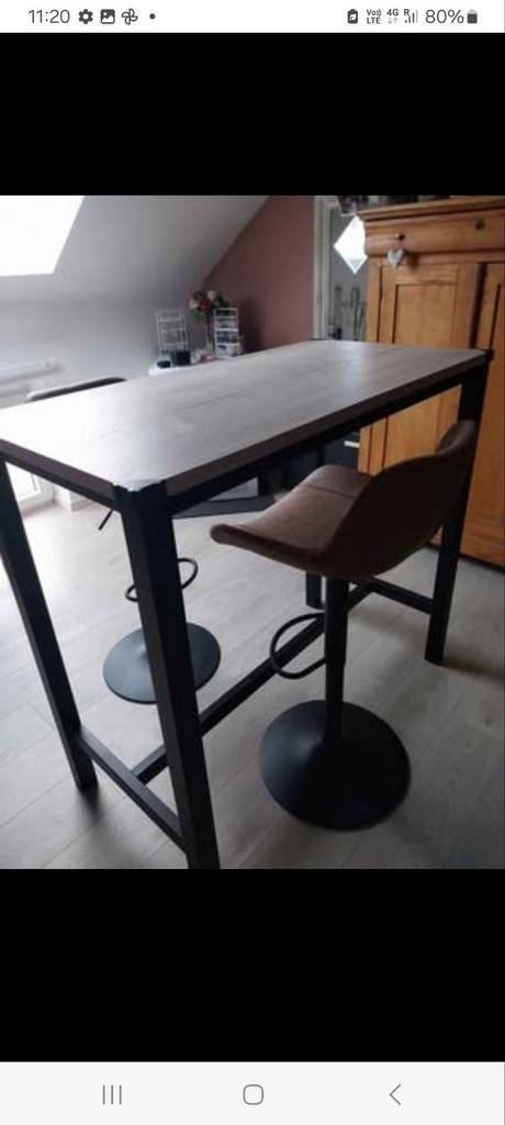 Table haute, Enlèvement