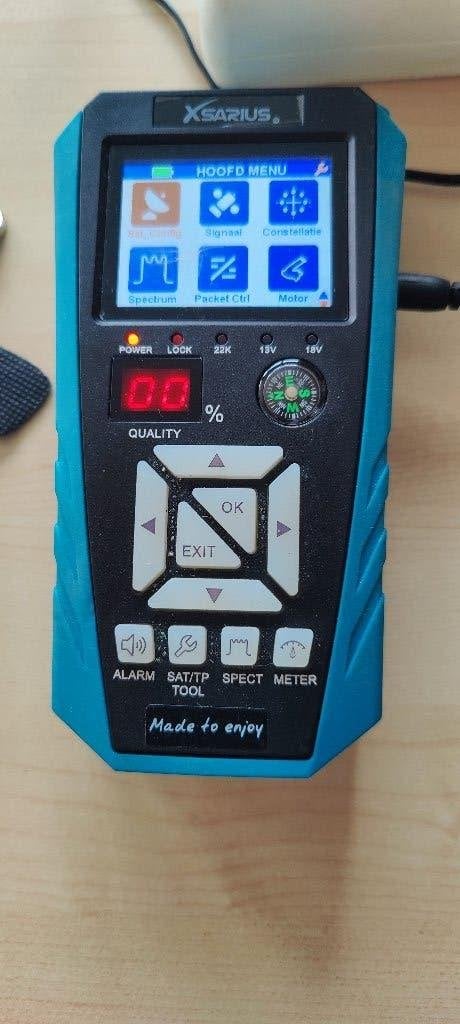 Xsarius Satmeter HD Easy Pro Ultra, Telecommunicatie, Ophalen, Zo goed als nieuw, 200 tot 500 kanalen, Draagbaar