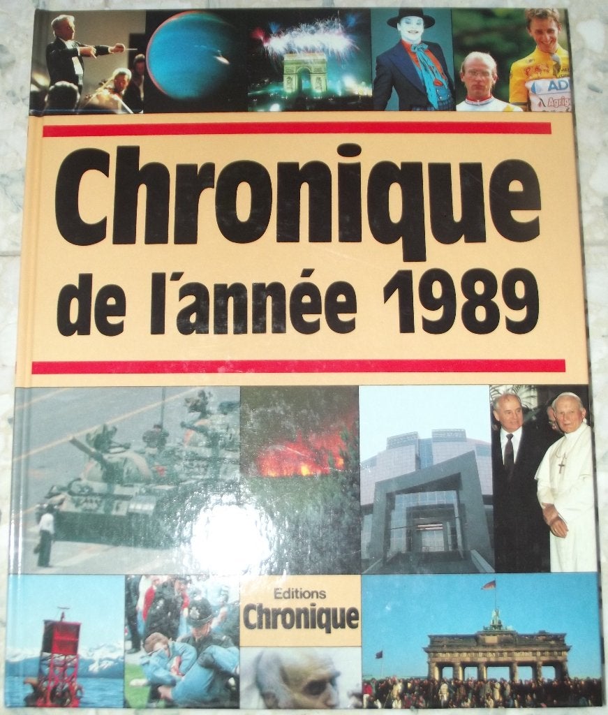 Livre Chronique de l'Année 1989, Enlèvement ou Envoi, Comme neuf
