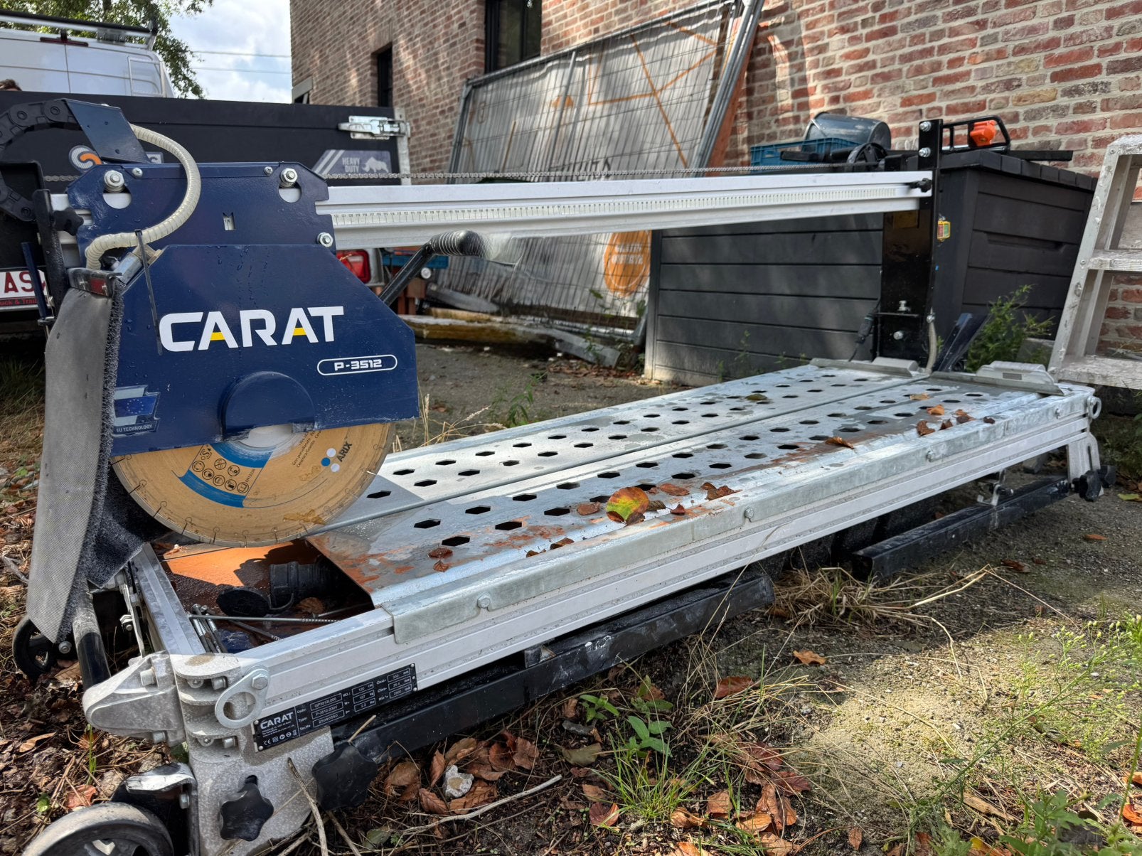 Carat P-3512-230V Professionele Brugzaag / Tegelzaag (120cm), Enlèvement, Comme neuf