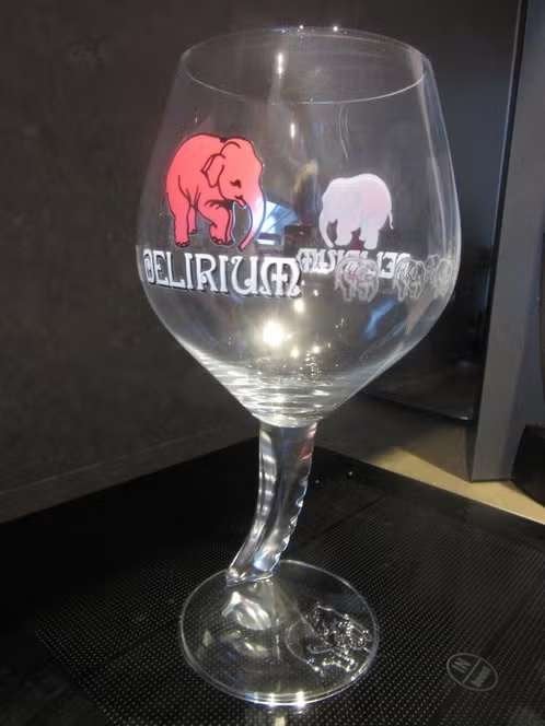 Doos met 6 nieuwe glazen delirium brouwerij Huyge, Ophalen, Nieuw, Overige merken