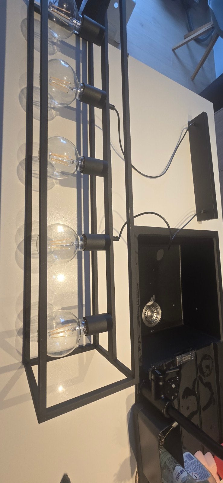 plafond verlichting, Ophalen, Zo goed als nieuw, Metaal
