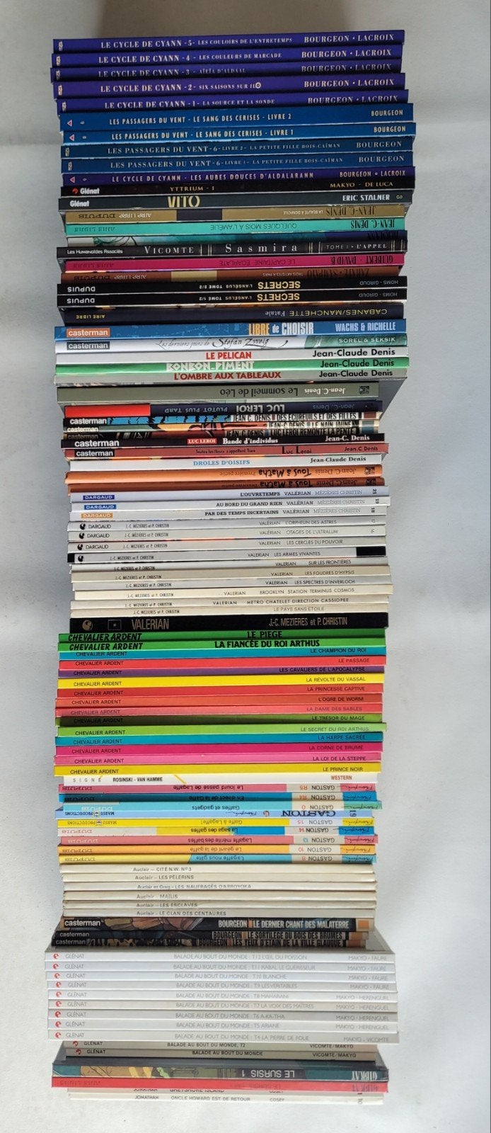 100 BD Bourgeon, Franquin, Cosey, Gibrat, Auclair, Craenha, Ophalen