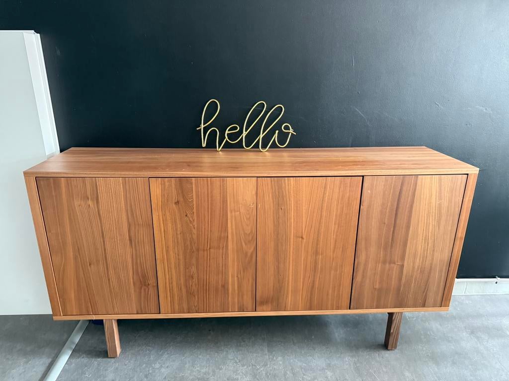 STOCKHOLM  ikea Buffetkast, walnootfineer, Ophalen, Zo goed als nieuw
