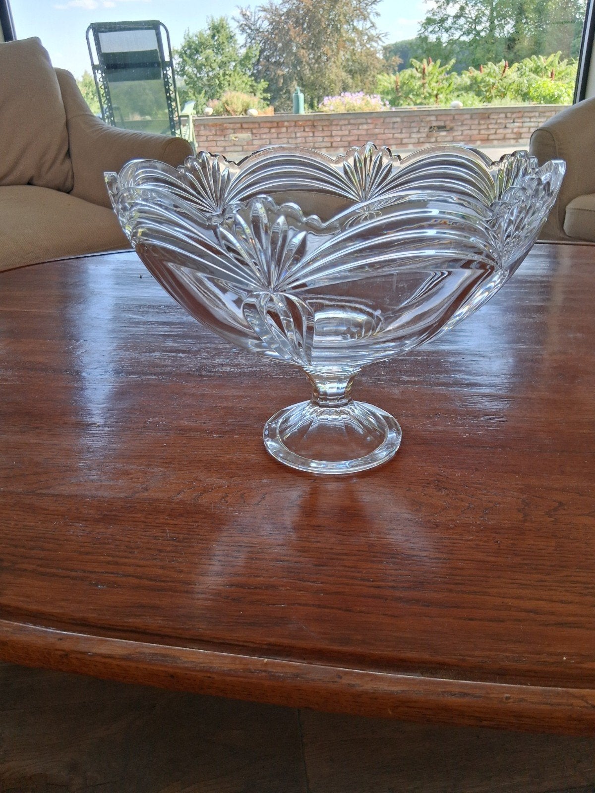 compotier, Enlèvement, Comme neuf, Verre, 22 cm