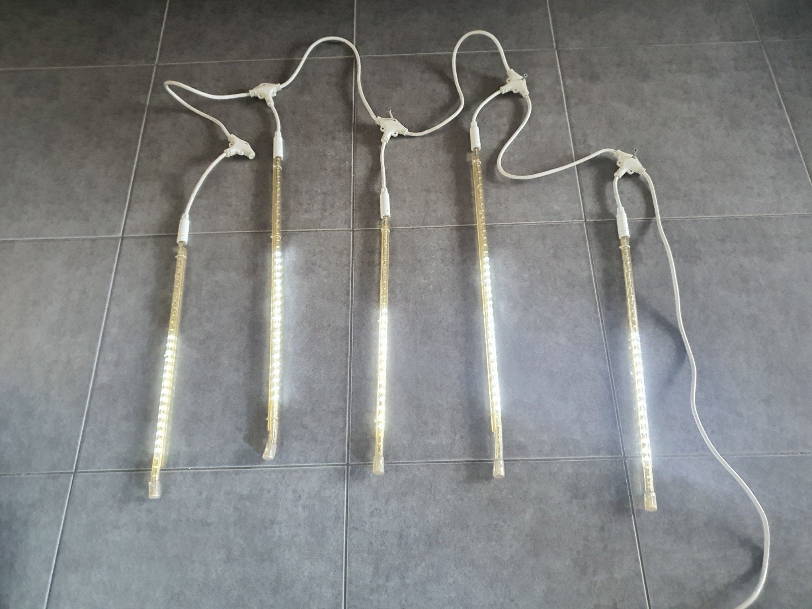kerst ijspegels verlichting, Ophalen
