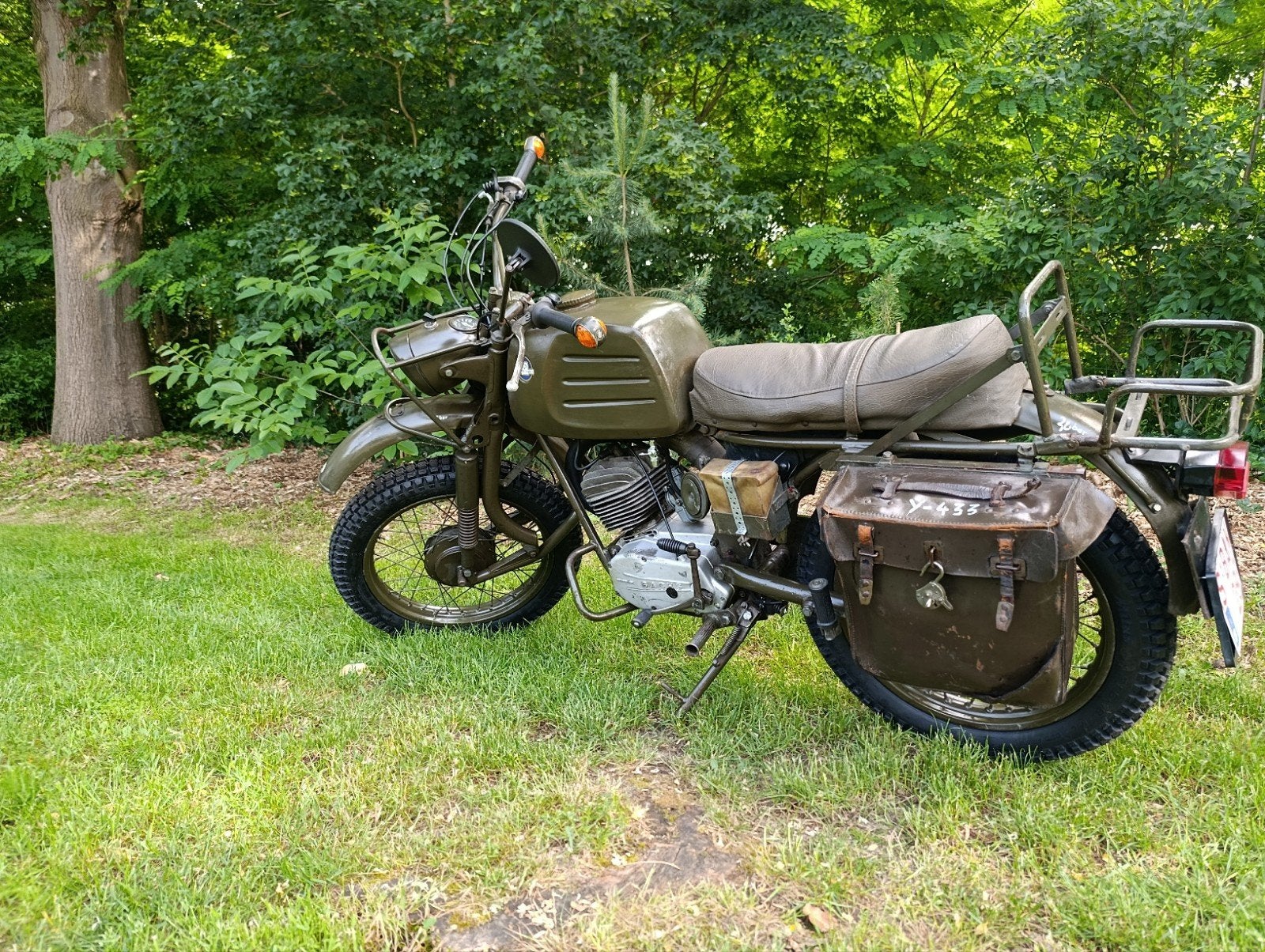 Moto militaire Hercules K125BW, Permis Moto A1 minimum, Particulier, Enduro, 1 cylindre