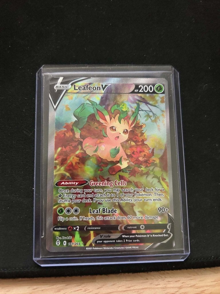 Leafeon V #167 Pokemon Evolving Skies, Verzenden, Nieuw, Speelkaart(en)